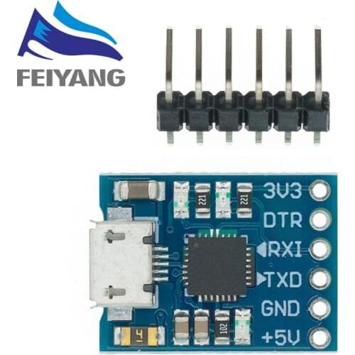 1pcs CP2102 MICRO USB to UART TTL Module 6Pin Serial Converter UART STC Replace FT232