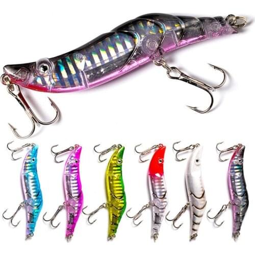 1 Pcs / Fishing Bait 80MM / 14.5G Freshwater Sea Fishing Simulation Bait Swimbait Lure Fishing Tackle Fishing Accessories