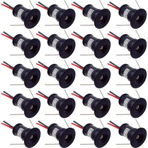 1W IP65 Mini LED Downlight Dimmable Spotlight Small Spot Light DC12V for Ceiling Stairs Walkways Courtyards Cabinet Corridor