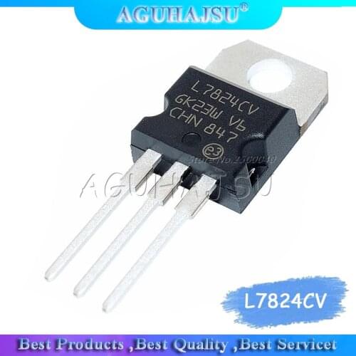 10pcs/lot L7824CV LM7824 L7824 MC7824 7824 TO-220
