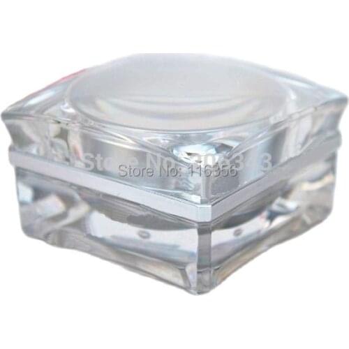 15g silver patels shape acrylic cream bottle,eyecream jar,Cosmetic Jar,Cosmetic Packaging