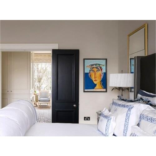 2017 hot sale highly durable shaker style solid wood door wooden interior door closet doors ID1606004