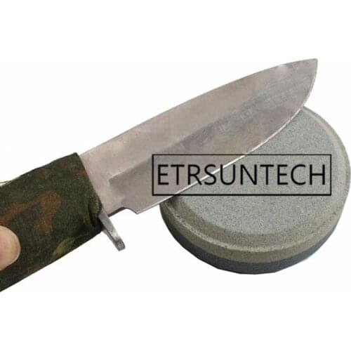 30pcs Mini Round Axe Sharpening Stone Hand Dual Grit Knife Whetstone Kitchen Accessories Tools 7.5cm