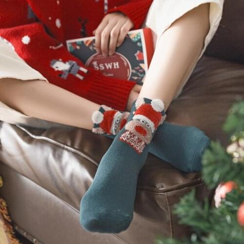 4 Pairs Christmas Socks Animial Cartoon In Tube Socks Men Women Winter Socks Medium Sock Personalized Cotton Socks Gift With Box
