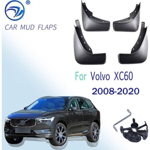 4Pcs Front Rear Car Mud Flaps For Volvo XC60 2018 2019 Mudflaps Splash Guards Mud Flap Mudguards Accessories