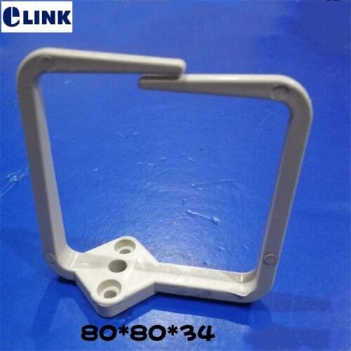 50pcs cable manager ABS plastic Large type Ring for distribution box 80*80*34mm white color cable management factory sales ELINK