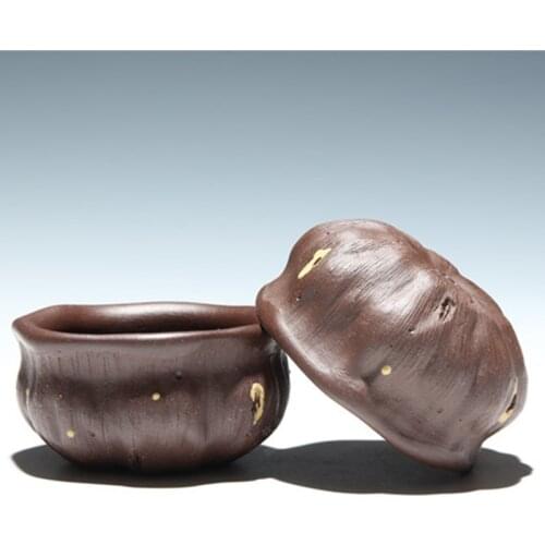 Large Capacity Purple Sand Tea Cup Hight Quality Lotus Tea Cup New Arrival