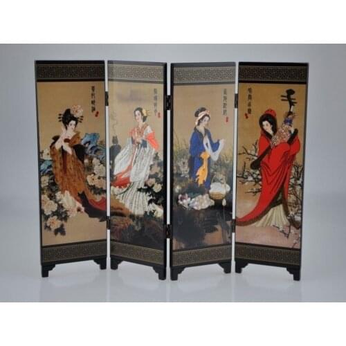 The four beauty screens in ancient China.High-end atmosphere, collection of fine products