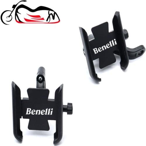 For Benelli 502c TRK 502 502X TNT 125 300 Leoncino 500 Motorcycle Accessories Handlebar Mobile Phone Holder GPS Stand Bracket