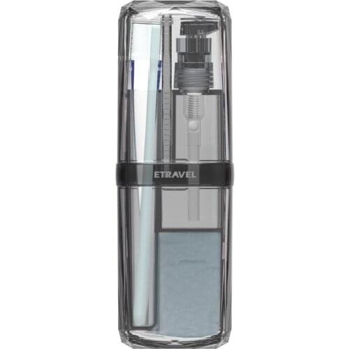 Travel Toothbrush Cup Storage Organizer Box Toothpaste Holder Makeup Case Toiletries Bathroom Washroom Accessories