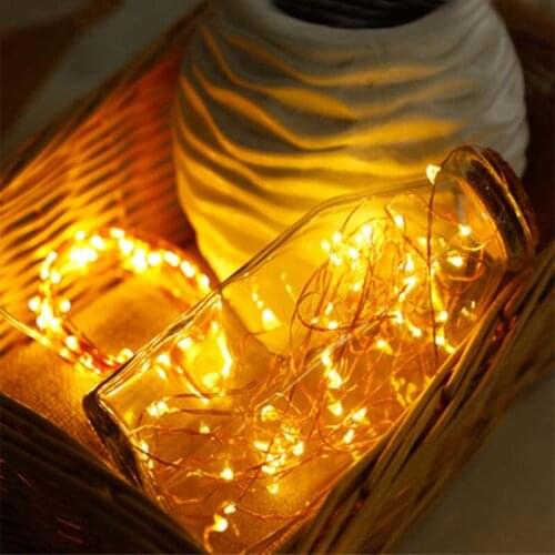 Copper Wire Lights String Christmas Garland Fairy Lights Bouquet Cake Gift Box Decoration Wedding Party DIY Supplies c2836