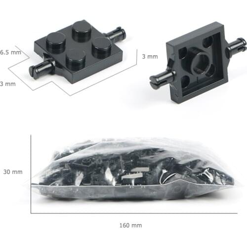 2*2 Point 100g/lot Tyre Block car chassis Building blocks parts scattered bulk particles blocks DIY creative assembly toys