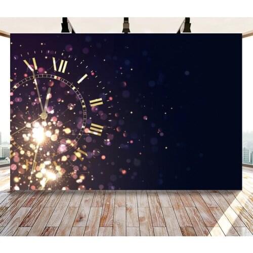 Beautiful Fireworks Night View Joyful Backdrops Artistic Photos Background Decorations for Holiday Party Photography Props