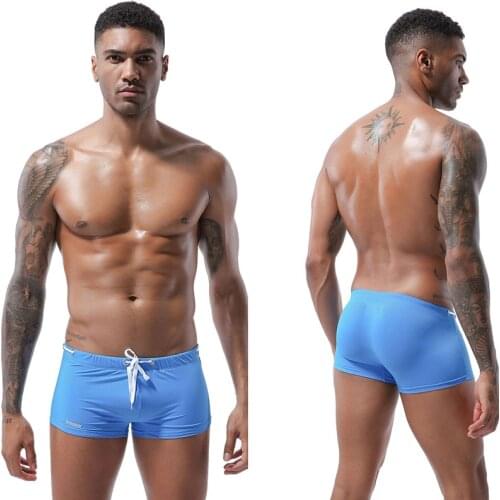 Fashion Wading Swimsuit Mens Swimwear Sexy Lingerie Beach Shorts Quick-dry Swim Trunks Mayo Sungas De Praia Holmes