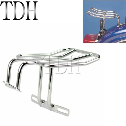 Motorcycle Chrome Steel Rear Fender Solo Seat Luggage Support Shelf Rack For Harley Sportster 883 1000 1100 1200 1979-2013