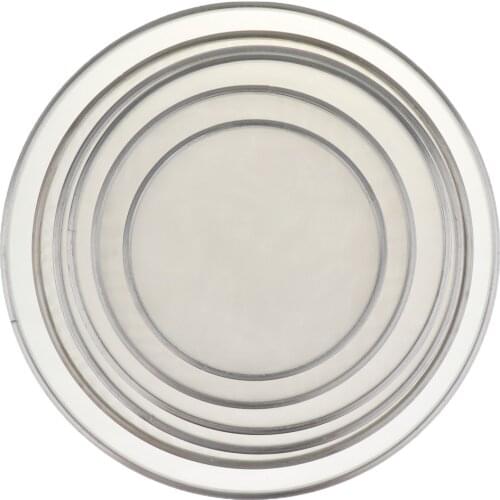 Two-Ply Mesh Drum Head Set Silent 8''10''12''13''14''16" White Drumheads Skin Percussion Parts Bass Drum Set Kit Percussion