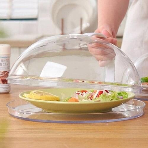 2021 New Large Transparent Microwave Food Heating Covers Professional Anti-Sputtering