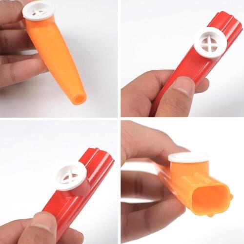New plastic Kazoo childrens music party musical instrument random Orff percussion Kazoo color W2Z6