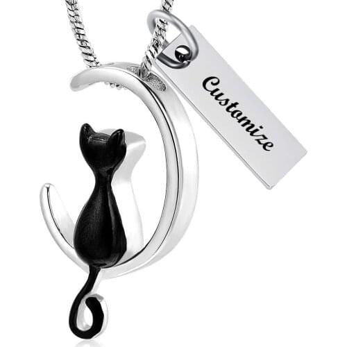 Pet Cremation Jewelry Urn Necklace for Ashes Memorial Pendant Ashes Holder Keepsakes Jewelry for Ashes for Cat
