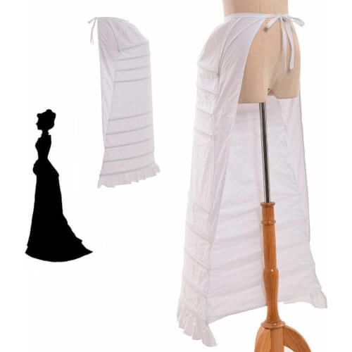Victorian Dress Gown Long Bustle Bird Cage Frame Crinoline Costume Petticoat