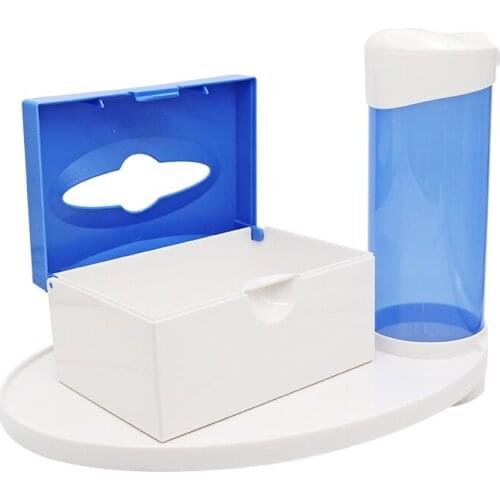 Dental Chair Scaler Tray Instrument Dentistry Disposable Cup Storage Holder With Paper Tissue Box Oral Dental Accessories