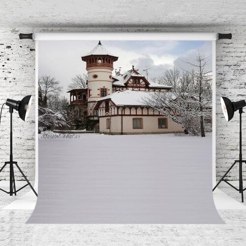 VinylBDS 8X8FT Village Photography Backdrop Old House Backgrounds For Photo Studio For Children Camera Fotografica Profissional