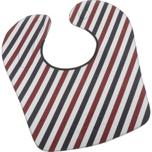 Waterproof PU Leather Salon Barber Hair Cutting Dyeing Coloring Shawl Shield Adjustable Hairdressing Perming Cape Wrap