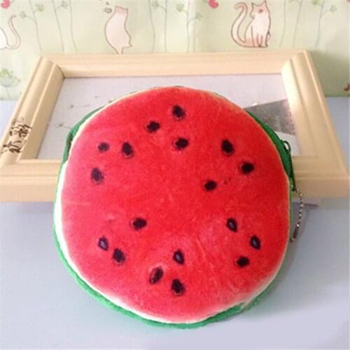 ALL Summer Fruits Toys - Lemon , Watermelon Etc. Plush Toy Pocket Purse , keychain plush Toy