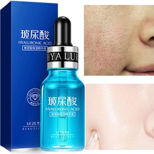 1Pcs Face Serum Anti-Wrinkle Anti-Aging Deep Nourish Moisturizing Lifting Repair Rough Lighten Pores Hyaluronic Acid Skin Care