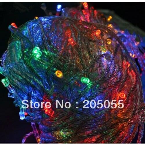 100M 600LED Fairy String Lights for Christmas Xmas Wedding Garland party decoration 220V EU-Colorful