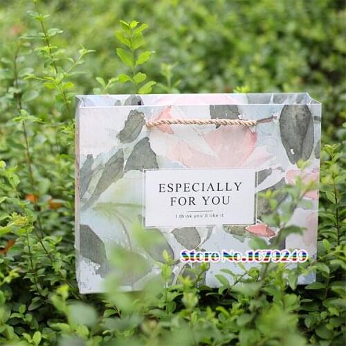 21*14*5cm Watercolor flower Mooncake Candy biscuit box,Party Wedding Favors giveaway Gift Boxes 100pcs/lot