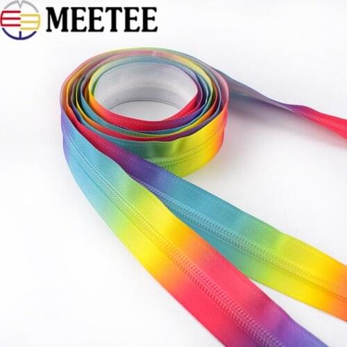 30Yards 5# Printed Sewing Zippers Plastic Nylon Zips Handbag Travel Bag Zipper Repair DIY Jacket Clothing Garment Accessories