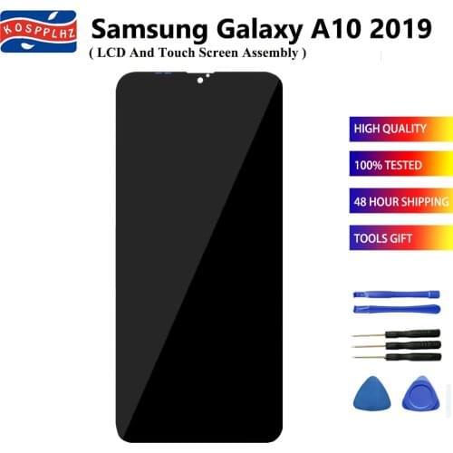 6.2" 100% Tested For Samsung Galaxy A10 A105 A105F SM-A105F LCD Display Touch Screen Assembly Digitizer Replace Parts + Adhesive
