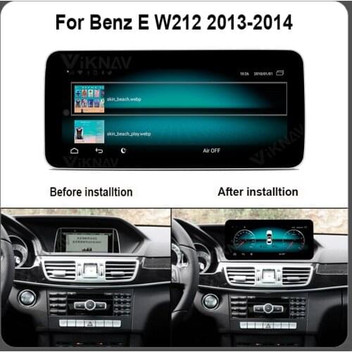 Android car radio GPS navgator video for Benz E W212 2013 2014 auto multimedia player tape recorder stereo FM support carplay