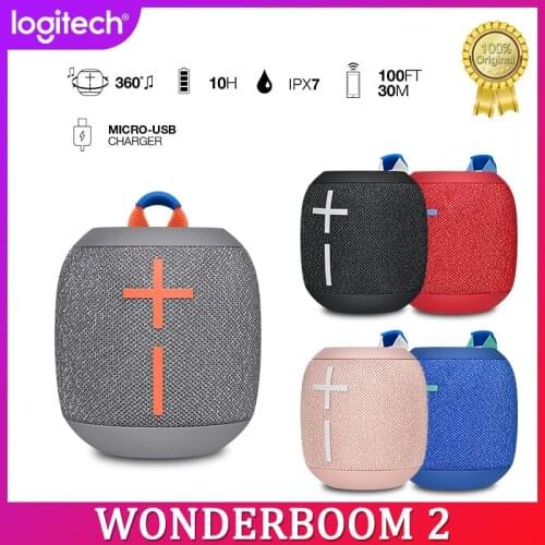 Logitech Ultimate Ears UE WONDERBOOM 2 Outdoor Bluetooth Speaker IPX7 Waterproof Long battery life Portable wireless speaker