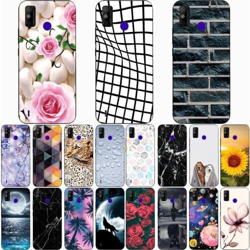 For ZTE Blade A31 for ZTE Blade A51 Case Wolf Silicon TPU Fundas for ZTE Blade A71 Cat Animal Shell Bag Housing Phone Cases