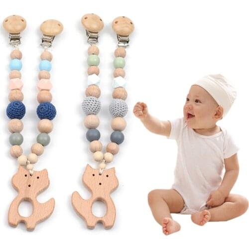 Baby Stroller Pendant Rattle Pacifier Chain Clip Bed Bell Infants Teether Nursing Chewing Toys Shower Gifts Pram Accessories