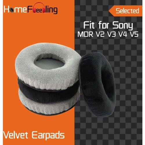 Homefeeling Earpads for Sony MDR V2 V3 V4 V5 Headphones Earpad Cushions Covers Velvet Ear Pad Replacement