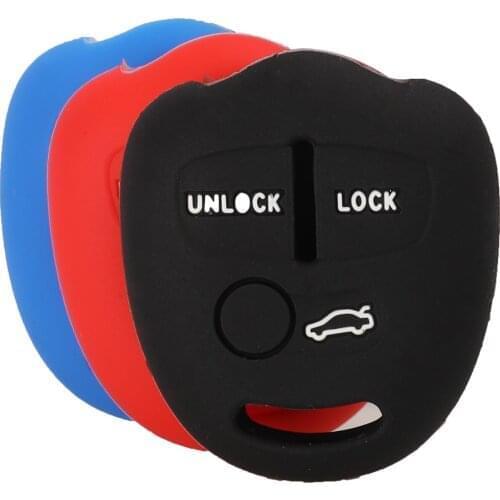 Bilchave 3 Button Silicone Remote Car Key Case Cover Protect Fob For Mitsubishi Outlander Colt LANCER Grandis Pajero Sport Parts