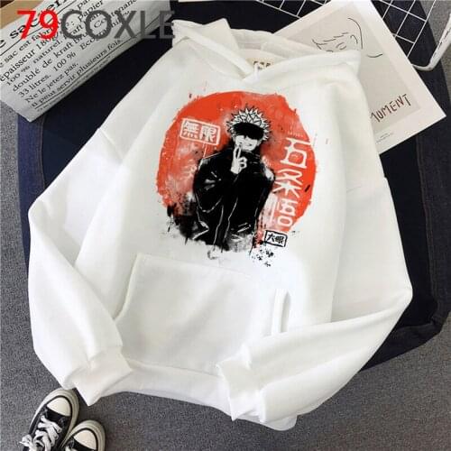 Jujutsu Kaisen Yuji Itadori hoodies men Oversized graphic male hoddies pullover grunge streetwear