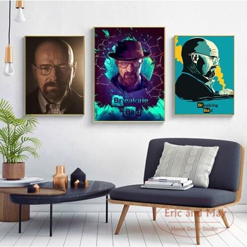 Breaking Bad Action Figure Posters Posters And Prints Canvas Painting Wall Art Picture Classic Decoration Home Decor Affiche