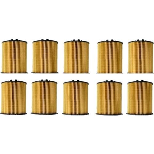 10Pcs oil filter for 2003-2010 BMW 5 (E60) 545 i BMW 6 (E63) 645 Ci . MORGAN AERO 8 4.4 ALPINA B5 (E60) 4.4 11427506677 PH61