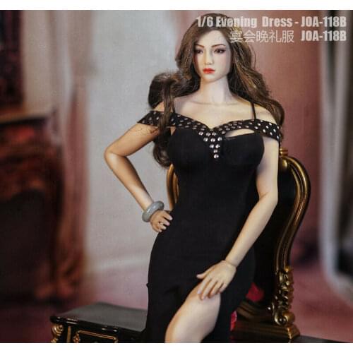 1/6 Scale Evening Dress Model for 12" Female Body Figure Doll