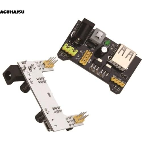MB102 Breadboard Power Supply Module /MB102 white Breadboard Dedicated Power Module 2-way 3.3V 5V MB-102 Solderless Bread Board