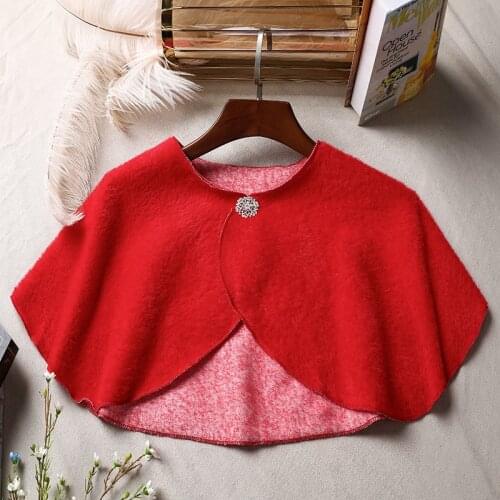 Wedding Jackets Wrap Winter Red Black Pink Faux Fur Bridal Bolero Shrug For Women Evening Dress Cape Wedding Fur Coat Mariage