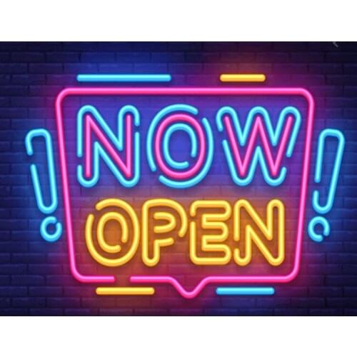Neon Sign For Now open Commercial Beer bar decora Lamp resterant light morphe busche Letrero neon Neon Signs For Home ohi state