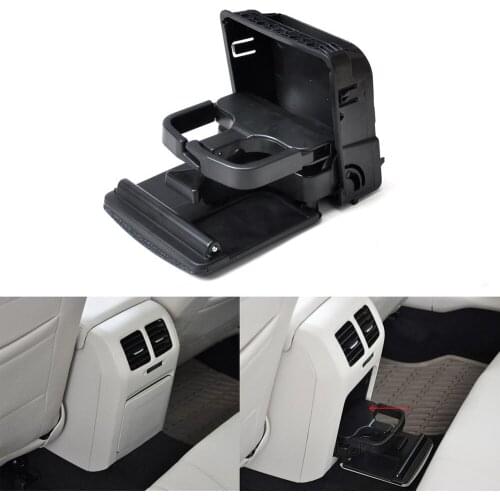 1PC 1K0862532 Black Beige Car Central Console Armrest Rear Cup Holder Box For V*W J*etta Golf G*TI MK5 MK6 RABBIT EOS