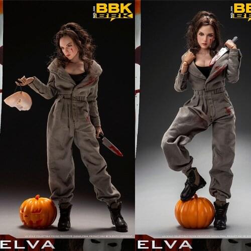 BBK008 1/6 Scale Melwa Halloween Killer Girl Full Set 12" Action Figure Model Birthday Gift For Collection In Stcok