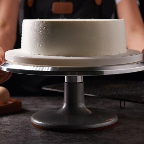 Birthday Cake Turntable Set 10 Inch 12 Inch Turntable Professional Decorating Non-slip Silicone Mat Baking Cake Turntable