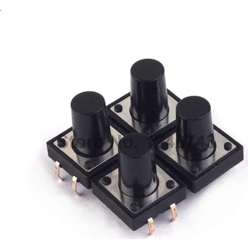 50PCS 12x12x13mm Tactile Switches Push Button Tact Switch 12*12*13mm